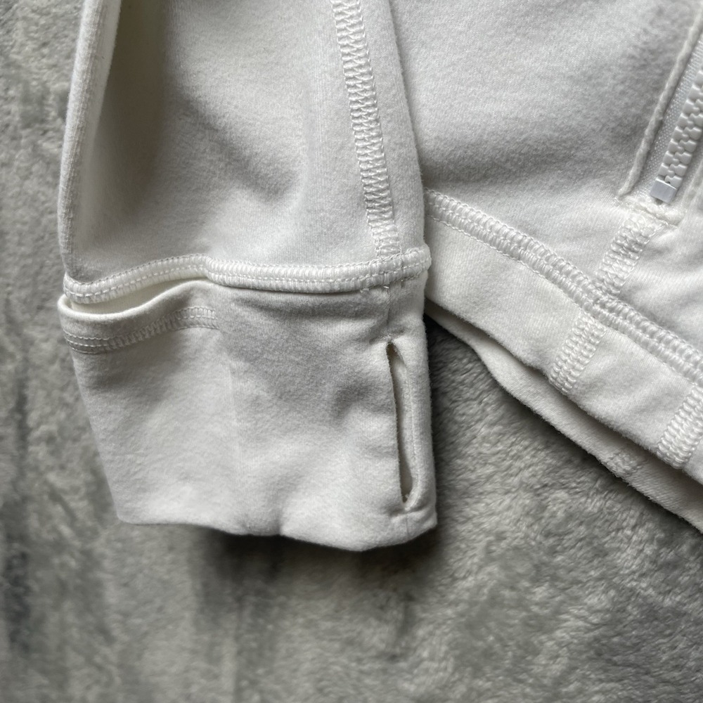 Lululemon Define Jacket White Full Zip Slim Fit Performance Athletic Size 6 - Picture 3 of 8